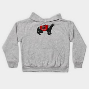 Anxiety Companion Honey Badger Kids Hoodie